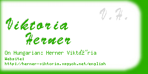 viktoria herner business card